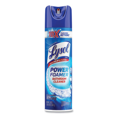 Lysol Power Foam Bathroom Cleaner</br>24oz. Aerosol - Cleaning Chemicals